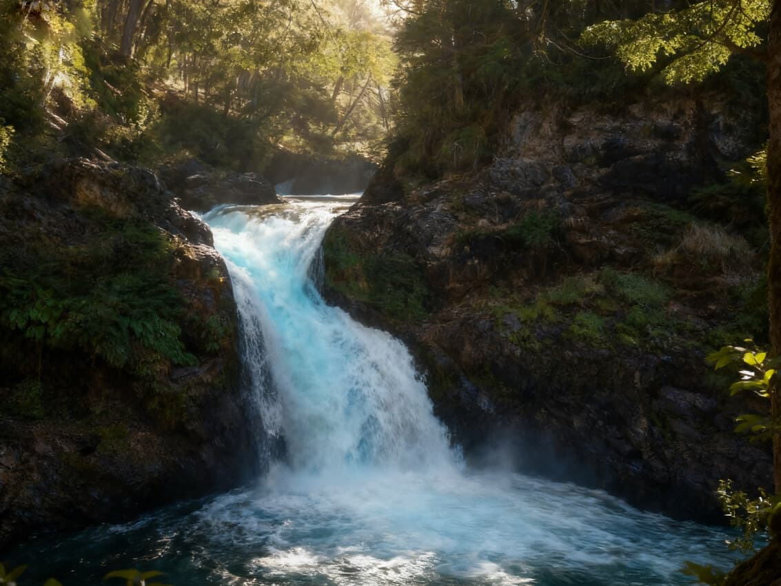 Puerto Blest y Cascada “Los Cantaros”